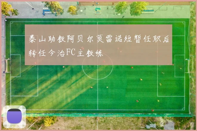 泰山助教阿贝尔莫雷诺短暂任职后转任今治FC主教练
